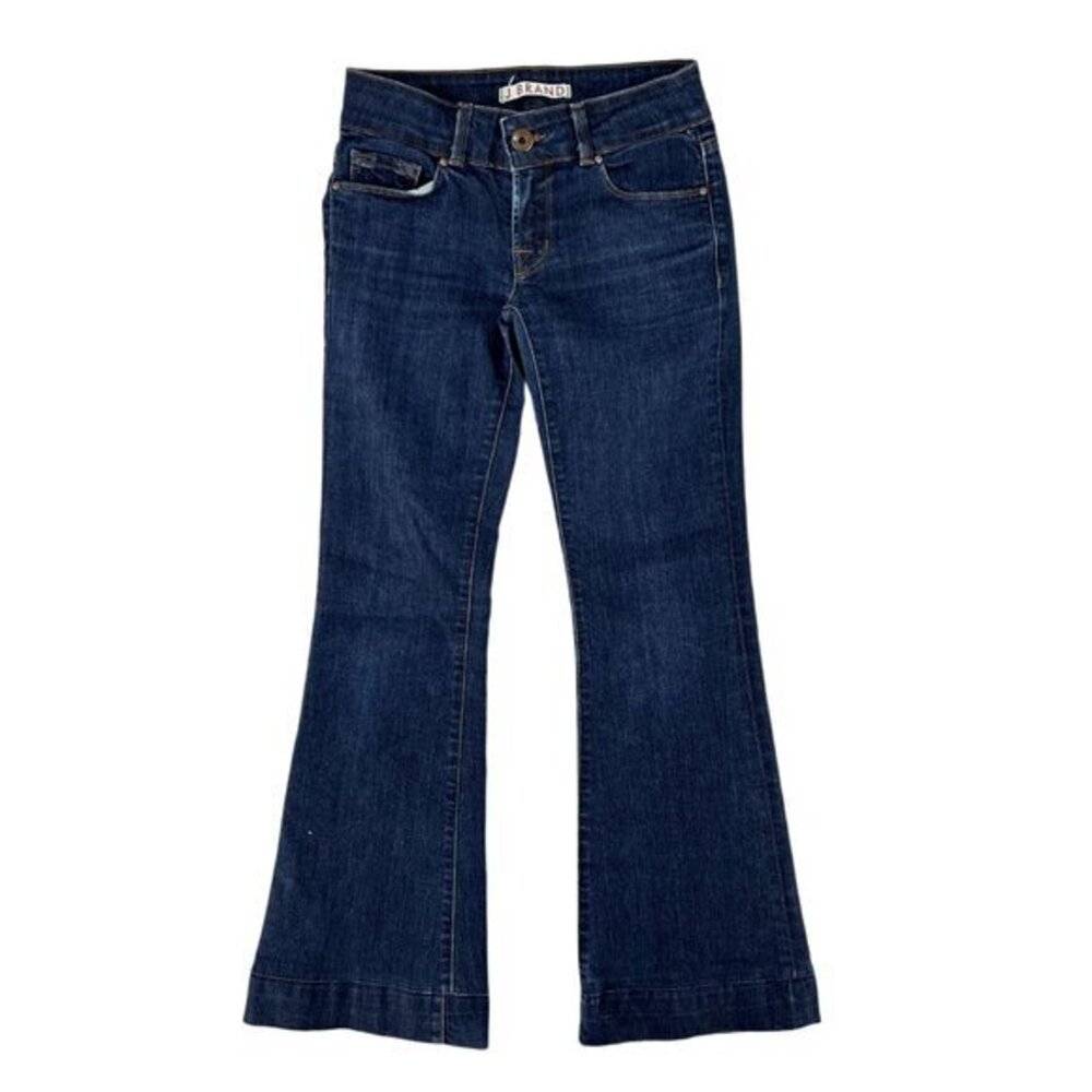 J Brand Blue Flare Wide Leg Jeans Classic Style